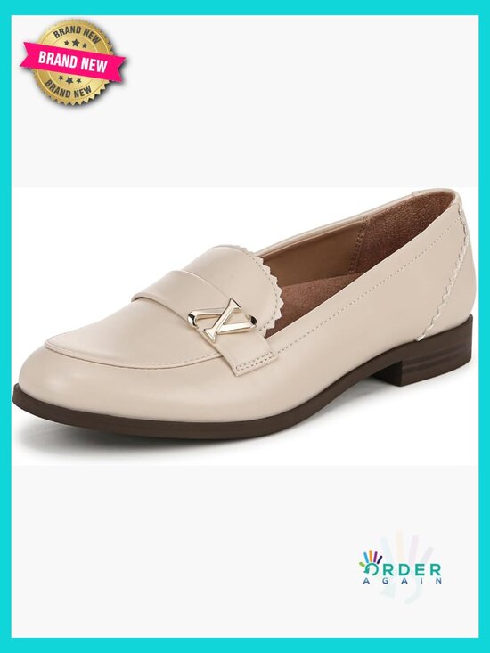 Shoes - Slip On Loafers Classic Comfort Round Toe Flat Heel Pull On Welt Stitching Bow